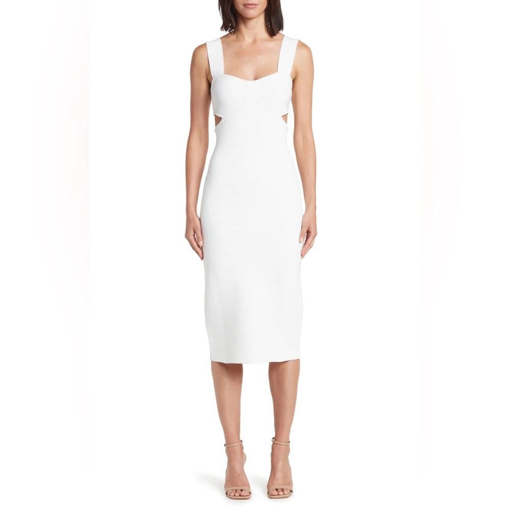 Herve Leger Bandage Dress White NWT